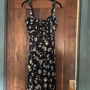 Nicholas Floral Black Dress